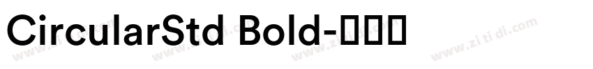 CircularStd Bold字体转换